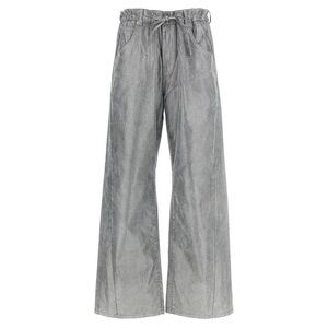Darkpark Silver Cotton Jeans Women's Denim